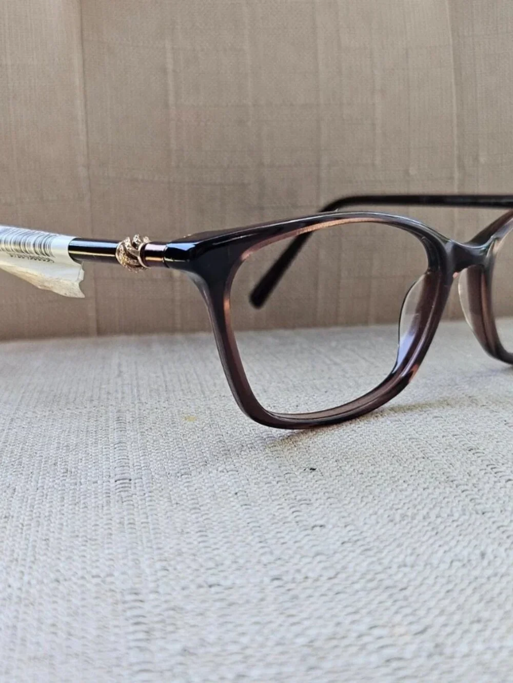 Eyeglasses Frame Dark Brown XSLA09A Eyewear Unisex Glasses New With Tag $76